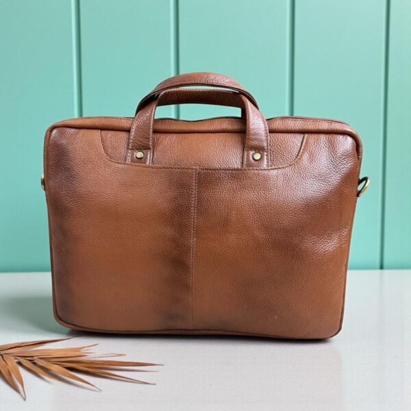 Leafy Leather Plant-Based Laptop Bag