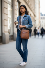 Sustainable leather bag